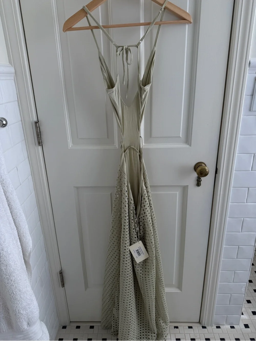 Peppermayo Sage Green Cutout Enchanted Melodies Maxi Dress 2 - Picture 6 of 8